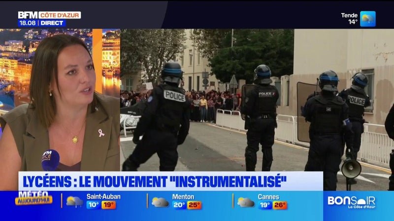 Mobilisation lycéenne .