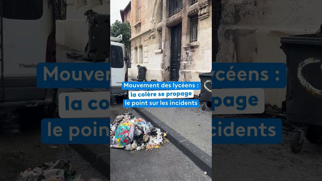 Mouvement des lycéens : la colère se propage, le point sur les incidents