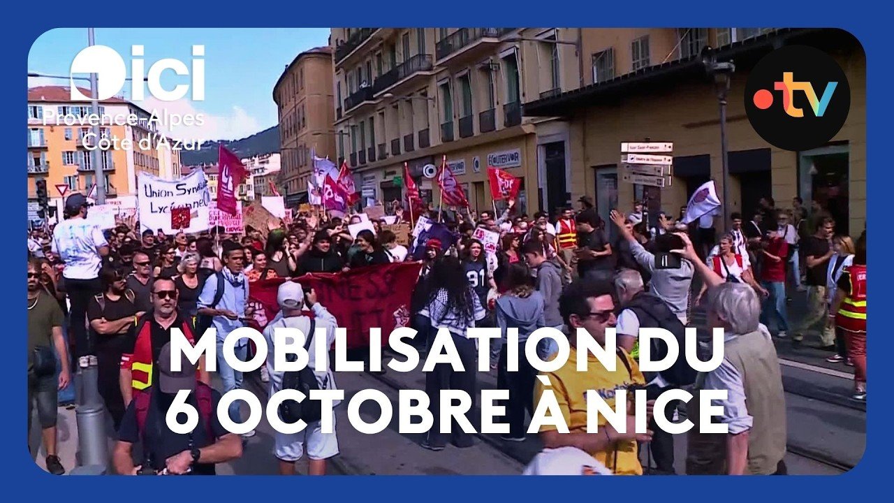 Mouvement des lycéens : la manifestation du 6 octobre à Nice