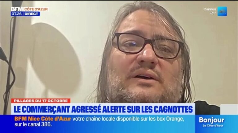 Nice: Pierre, vendeur devenu viral après le pillage de son magasin, alerte sur les fausses cagnottes