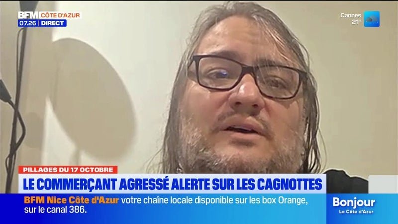 Nice: Pierre, vendeur devenu viral après le pillage de son magasin, alerte sur les fausses cagnottes