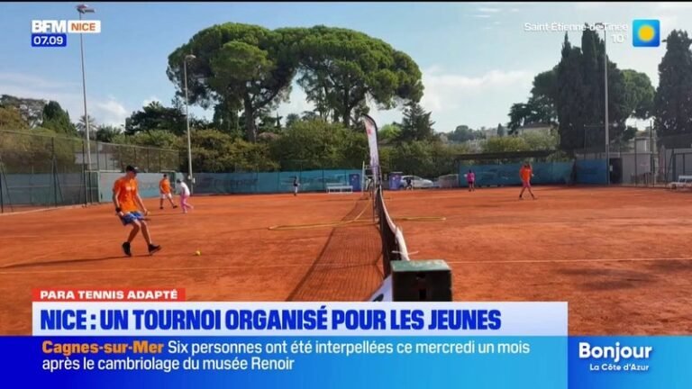 Nice : un premier tournoi de para tennis adapté pour les jeunes en situation de handicap