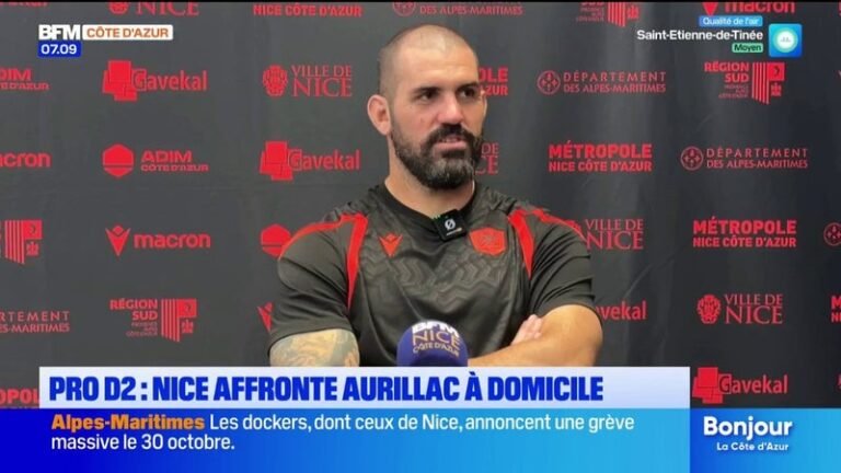 Nissa Rugby : un test de taille face à Aurillac, actuel 5e de Pro D2