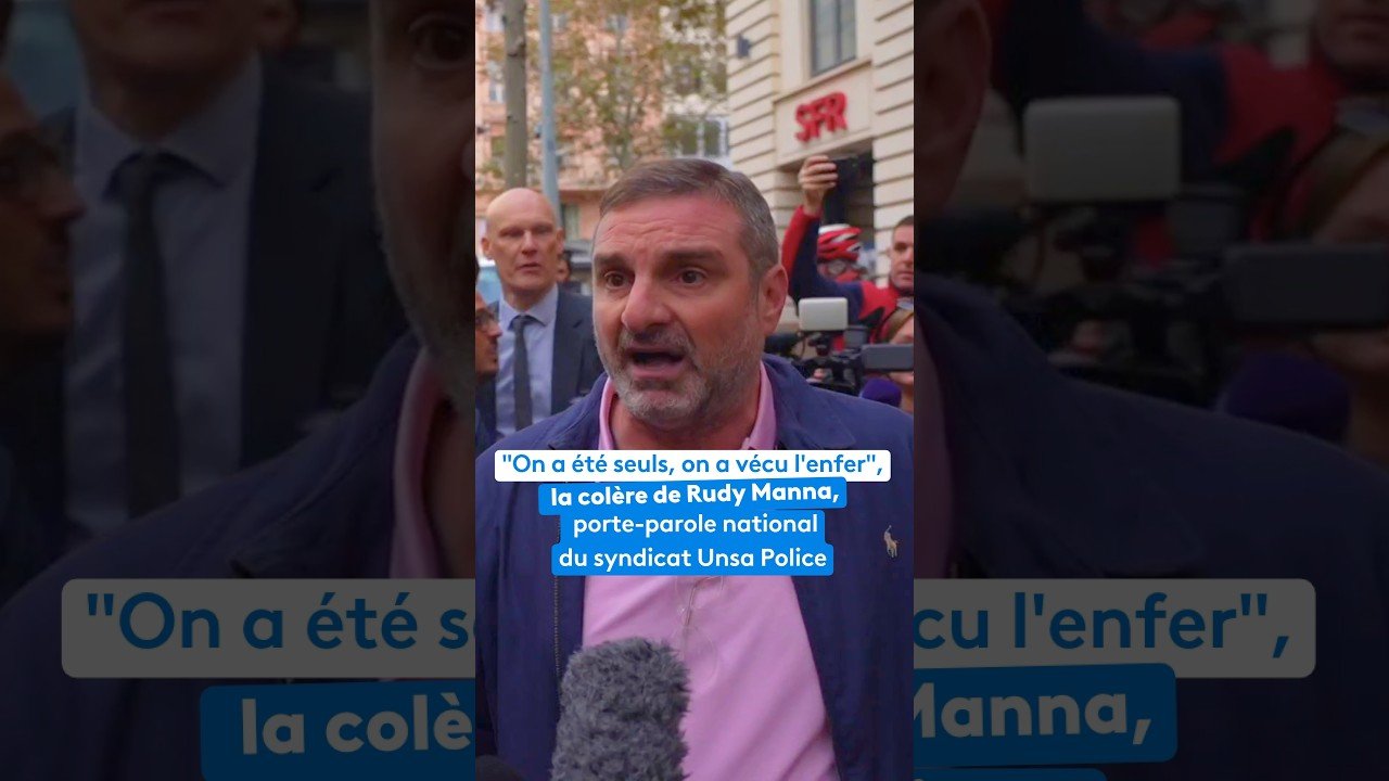 « On a été seuls, on a vécu l&rsquo;enfer », la colère de Rudy Manna, porte-parole national Unsa Police