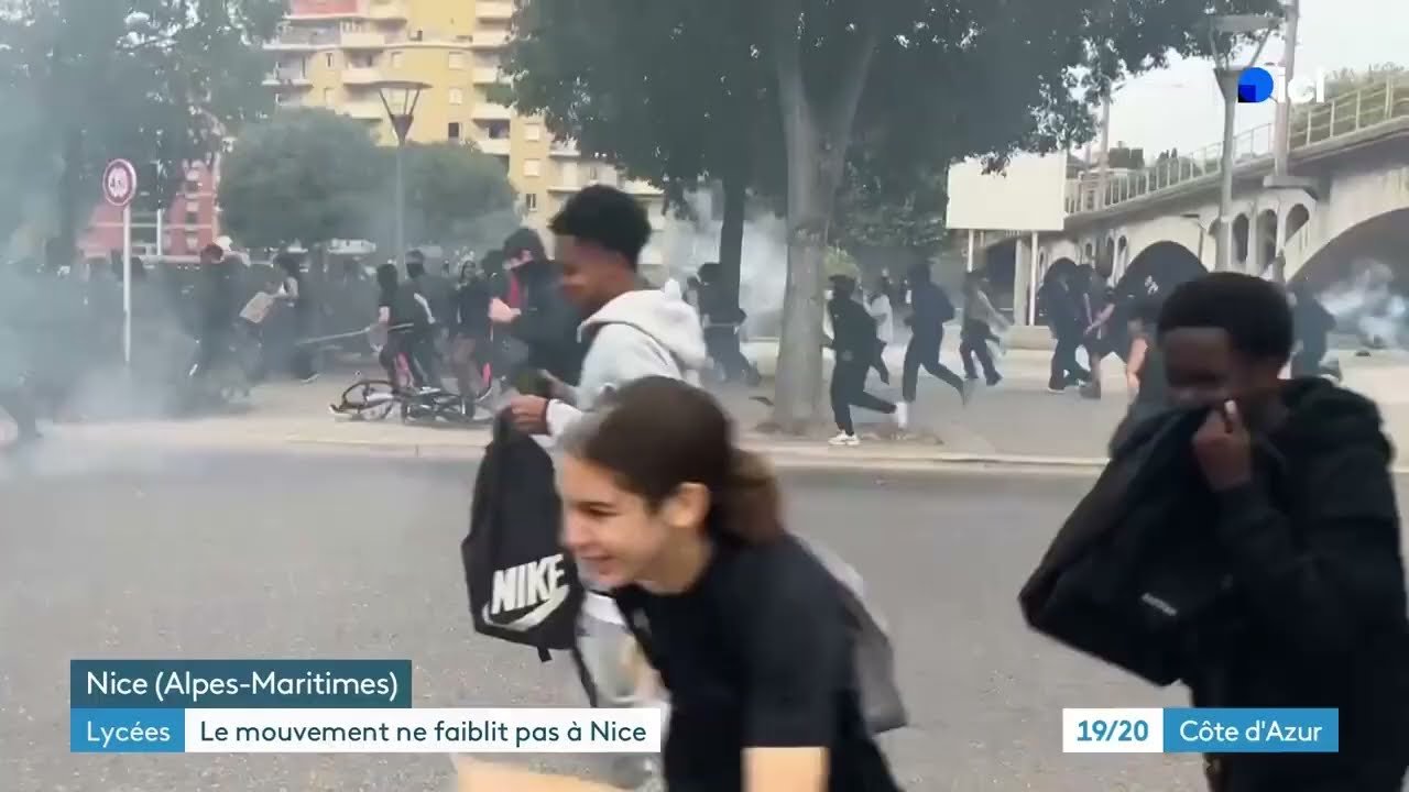 « On veut un réel changement » : les lycéens manifestant à Nice ce 1er octobre