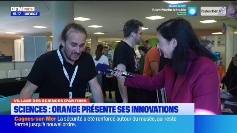 Orange présente la cryptographie au Village des sciences à Antibes Juan-les-Pins