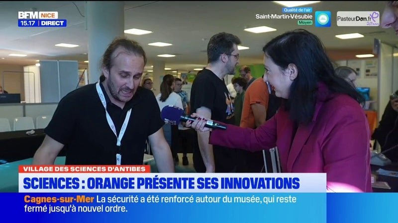 Orange présente la cryptographie au Village des sciences à Antibes Juan-les-Pins