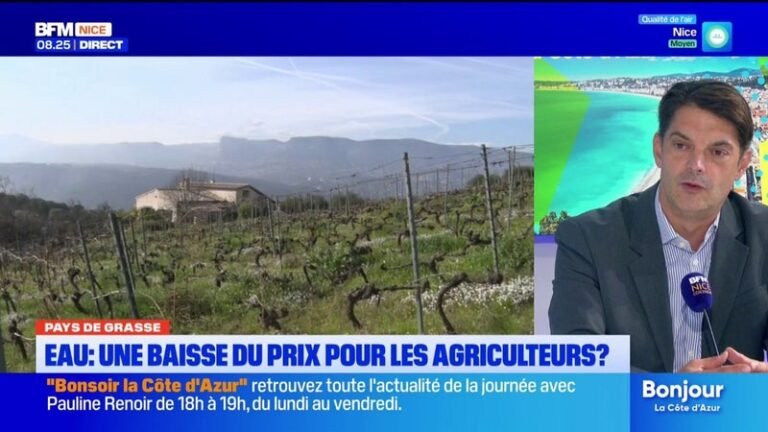 Pays de Grasse: une baisse du prix de l&rsquo;eau pour les agriculteurs ? « On y travaille »