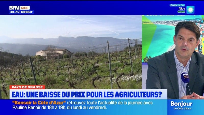 Pays de Grasse: une baisse du prix de l&rsquo;eau pour les agriculteurs ? « On y travaille »