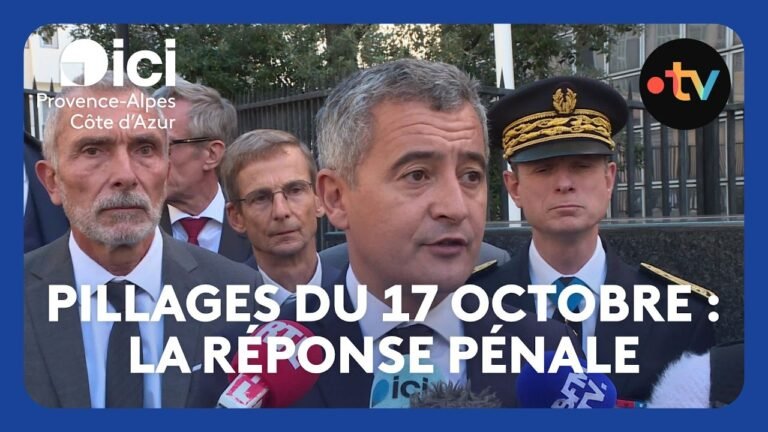 Pillages du 17 octobre à Marseille : la réponse pénale de Gérald Darmanin