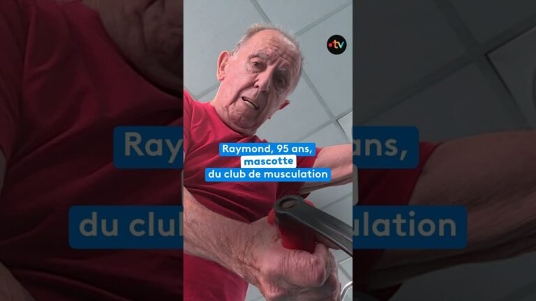Raymond, 95 ans, mascotte d&rsquo;un club de musculation à Pertuis