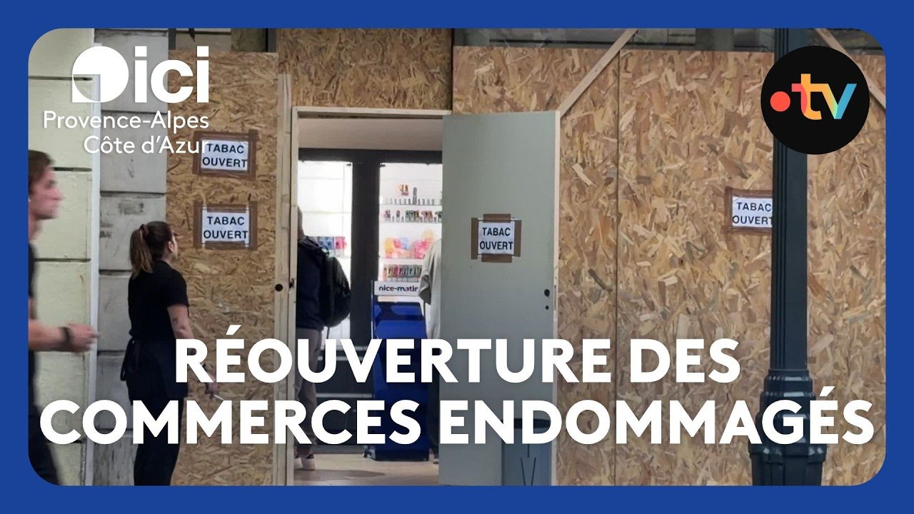 Réouverture des commerces endommagés par les émeutes du 17 octobre