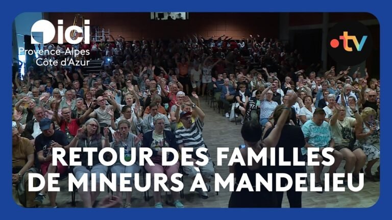 Retour des familles de mineurs à Mandelieu-La-Napoule pour des vacances remplies de nostalgie
