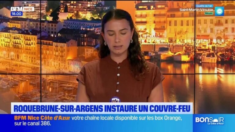 ROQUEBRUNE-SUR-ARGENS INSTAURE UN COUVRE FEU