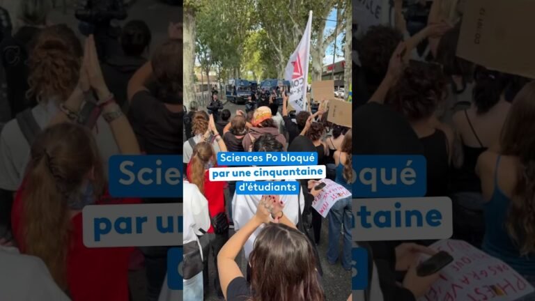 Sciences Po bloqué par une cinquantaine d&rsquo;étudiants