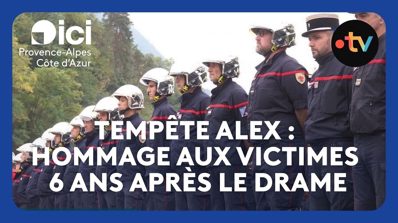 Tempête Alex : six ans après le drame, hommage aux victimes à La Bollène-Vésubie