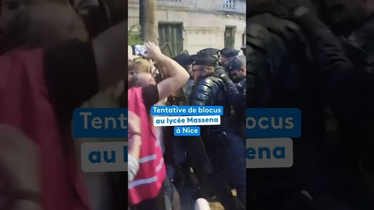 Tentative de blocus du lycée Masséna à Nice