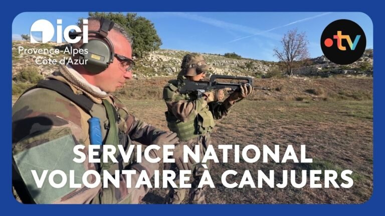 Tir au fusil d’assaut, techniques de camouflage, début du Service national volontaire à Canjuers