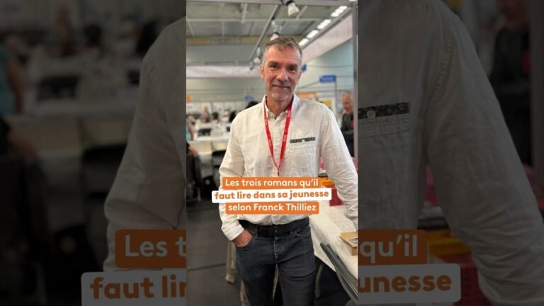 Top 3 des livres qu&rsquo;il faut lire pendant sa jeunesse selon l&rsquo;écrivain Franck Thilliez