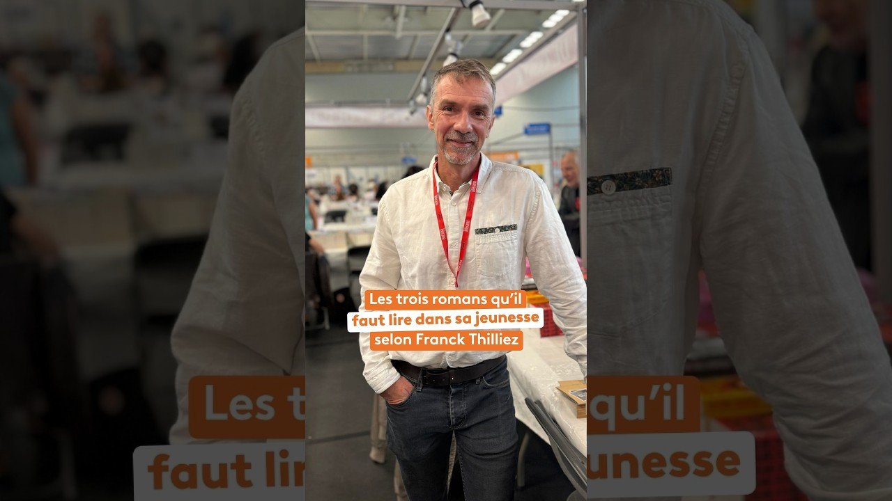 Top 3 des livres qu&rsquo;il faut lire pendant sa jeunesse selon l&rsquo;écrivain Franck Thilliez
