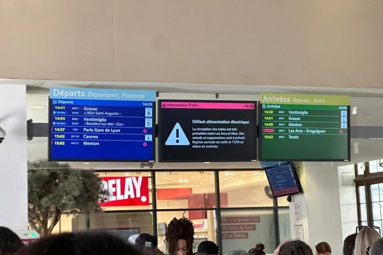 Trains supprimés, retards à prévoir… Un incident de caténaire entraîne de grosses perturbations sur les rails dans le Var et les Alpes-Maritimes, on fait le point