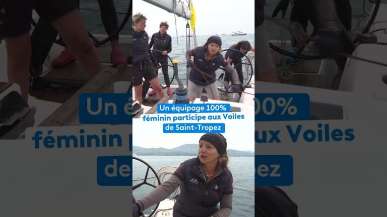 Un équipage 100% féminin participe aux Voiles de Saint-Tropez
