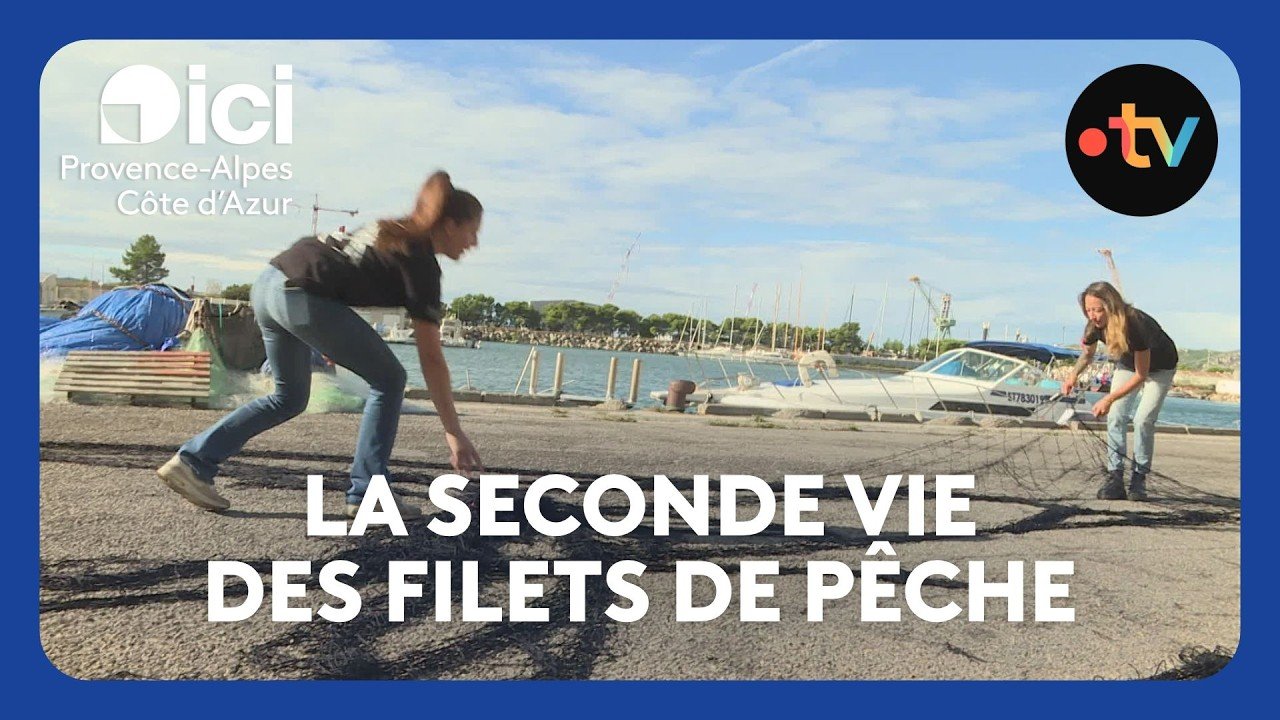 Une association marseillaise recycle les filets de pêche pour revégétaliser des façades
