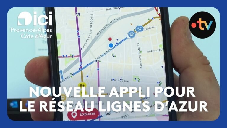 Une nouvelle application pour le réseau de transports Lignes d’Azur de la Métropole de Nice