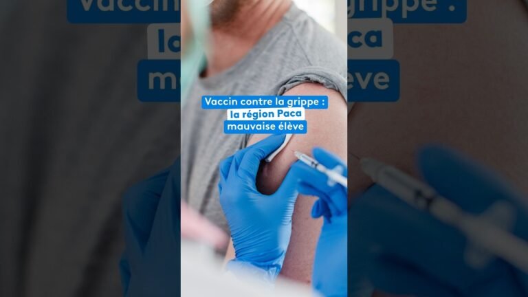 Vaccin contre la grippe : la région PACA, mauvaise élève