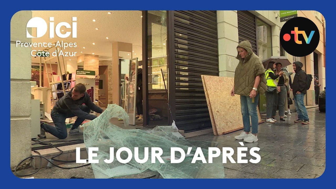 Violences et pillages du 17 octobre : le centre-ville de Marseille dévasté