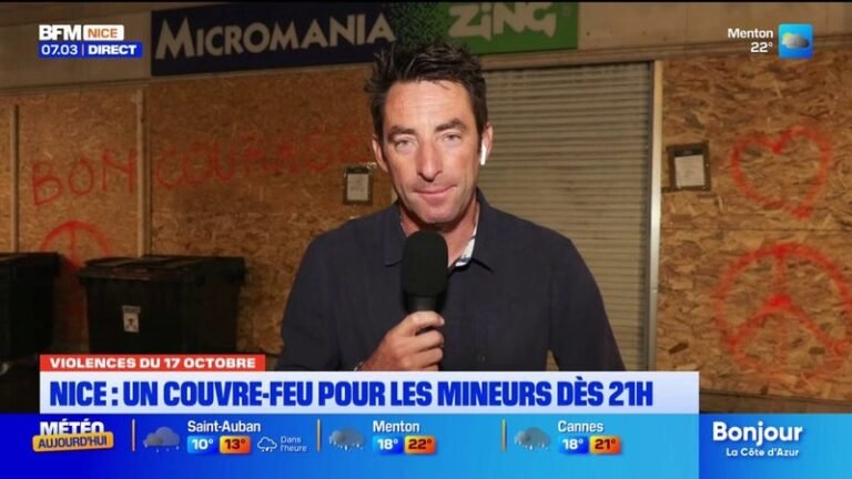 Violences et pillages: un couvre-feu respecté et une nuit calme à Nice